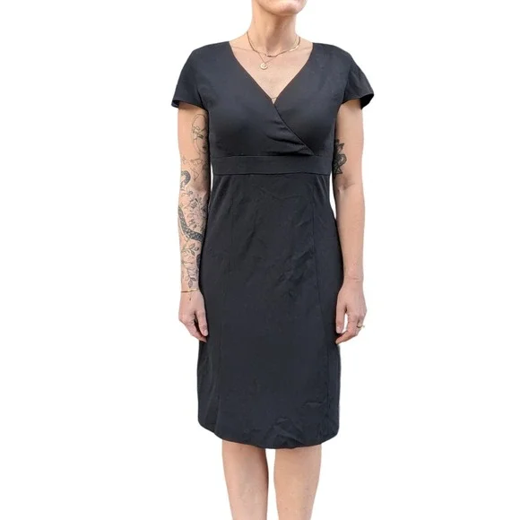 Ann Taylor LOFT Little Black Dress, Midi Dress, Business Casual Ann Taylor LOFT Little Black Dress, Midi Dress, Business Casual